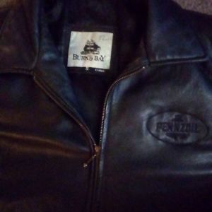 Burks Bay small leather jacket